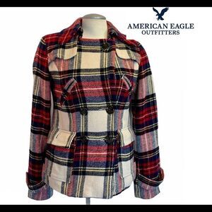 AMERICAN Eagle outfitters plaid jacket size small